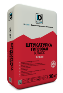 Купить на centrosnab.ru Штукатурка гипсовая белая КЛАСС РН De Luxe, 30кг по цене от 255,80 руб.!
